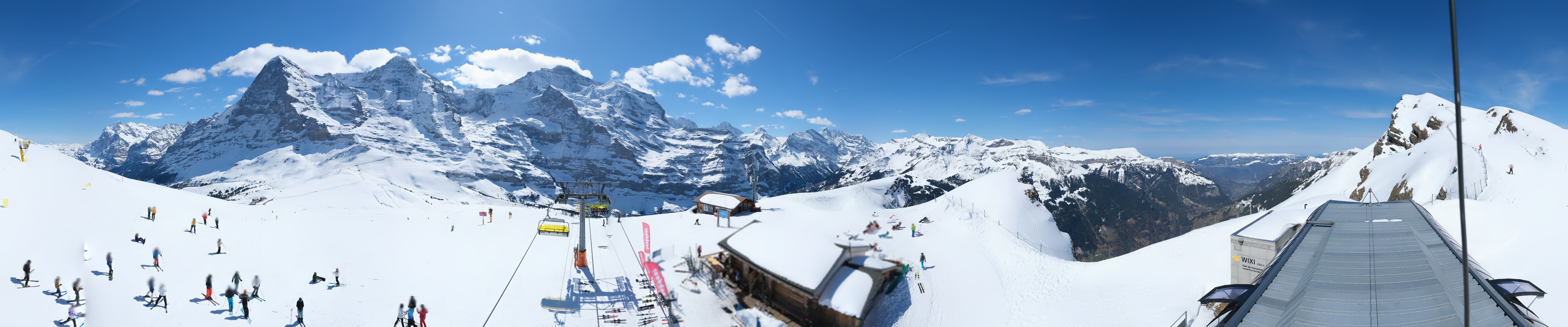 Archiv Foto Webcam Kleine Scheidegg-Lauberhorn, Grindelwald
