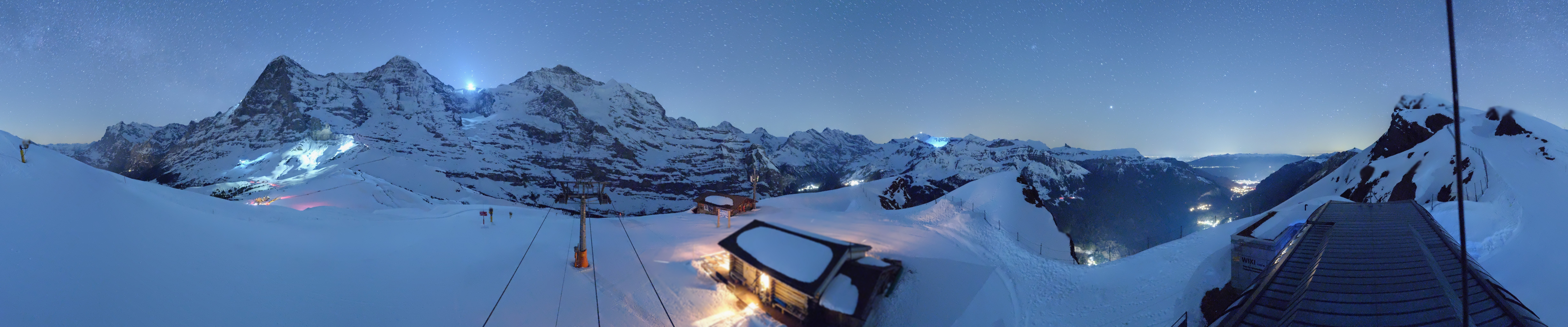 Archived image Webcam Top Station Lauberhorn, Grindelwald