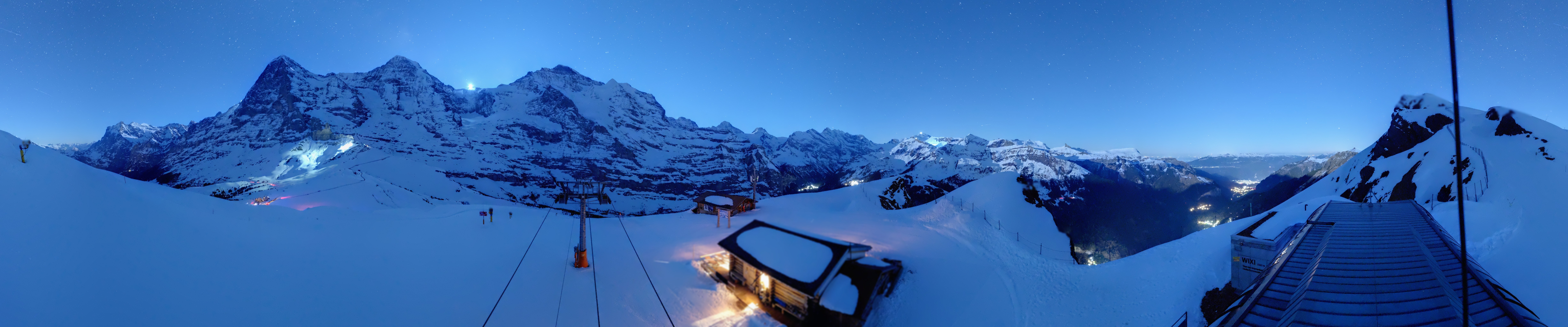 Archived image Webcam Top Station Lauberhorn, Grindelwald