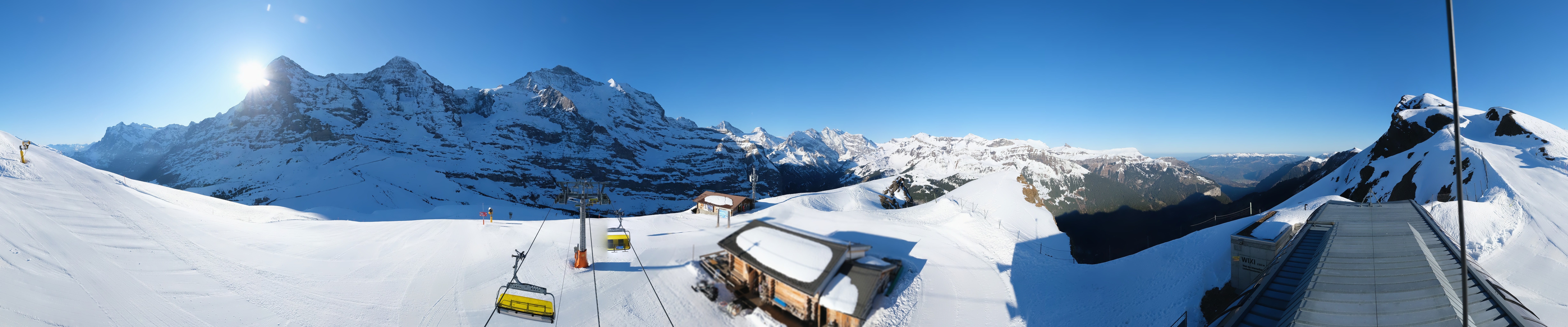 Archived image Webcam Top Station Lauberhorn, Grindelwald