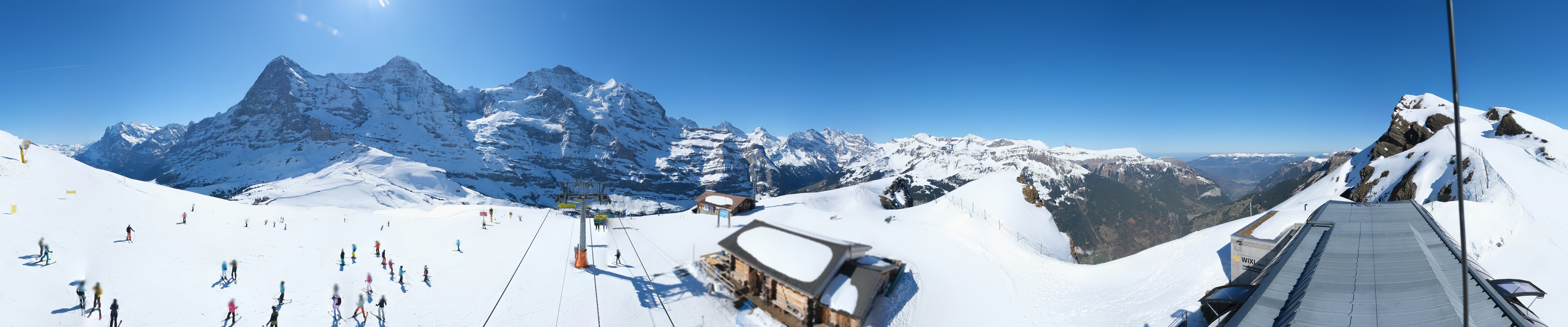 Archived image Webcam Top Station Lauberhorn, Grindelwald