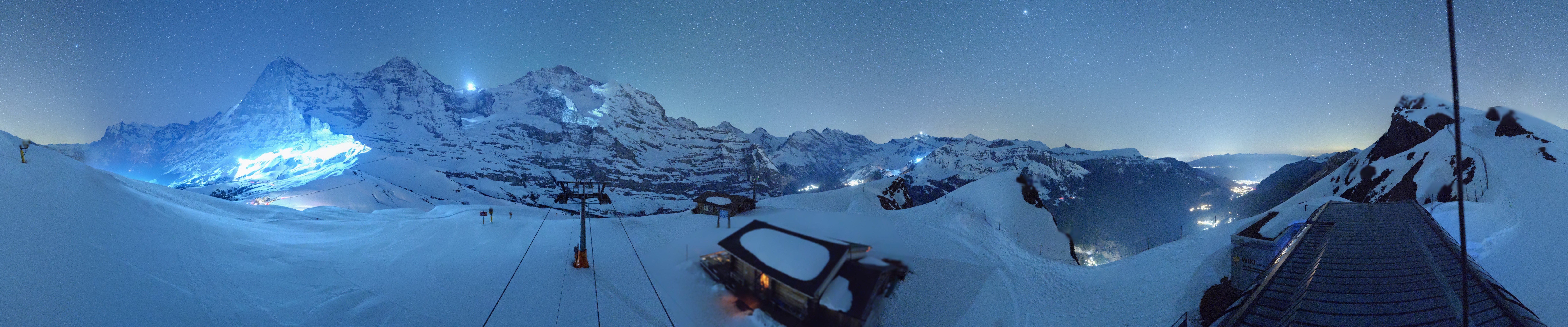 Archiv Foto Webcam Kleine Scheidegg-Lauberhorn, Grindelwald
