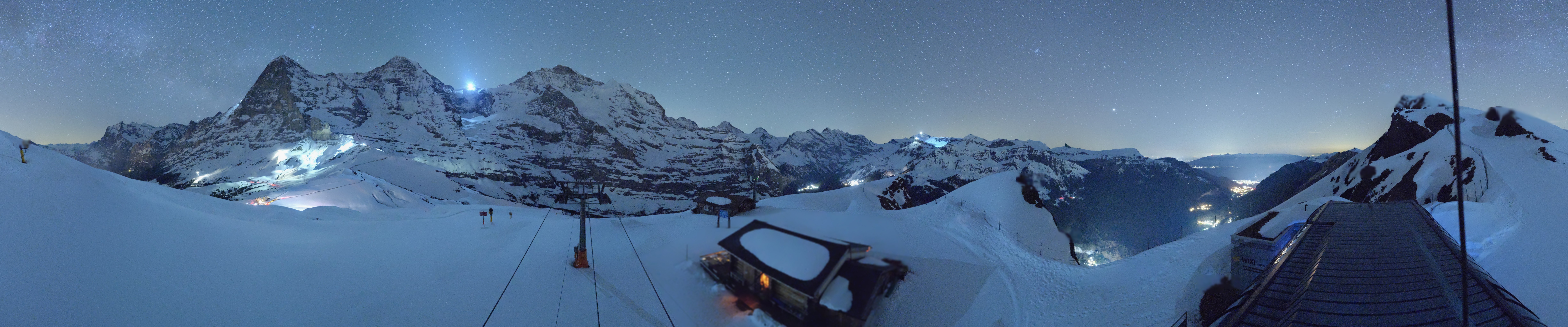 Archiv Foto Webcam Kleine Scheidegg-Lauberhorn, Grindelwald