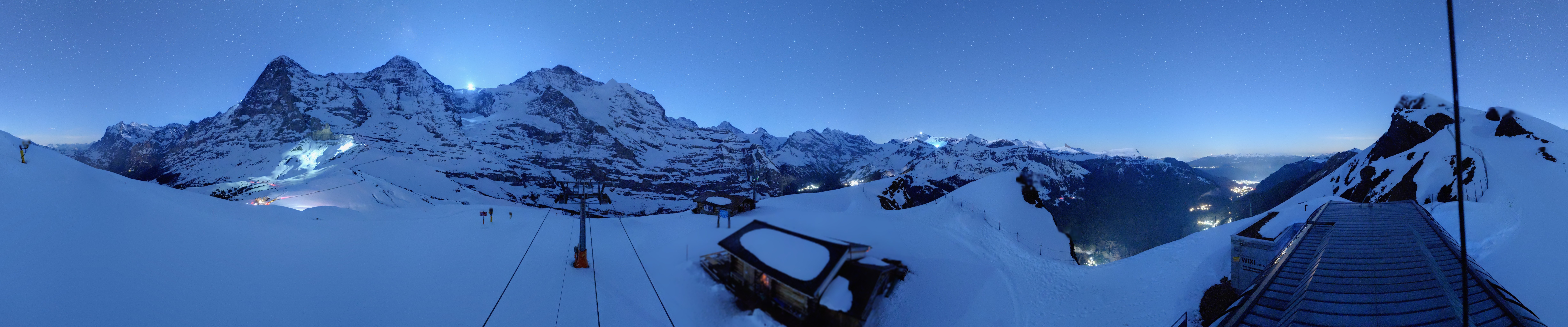 Archiv Foto Webcam Kleine Scheidegg-Lauberhorn, Grindelwald