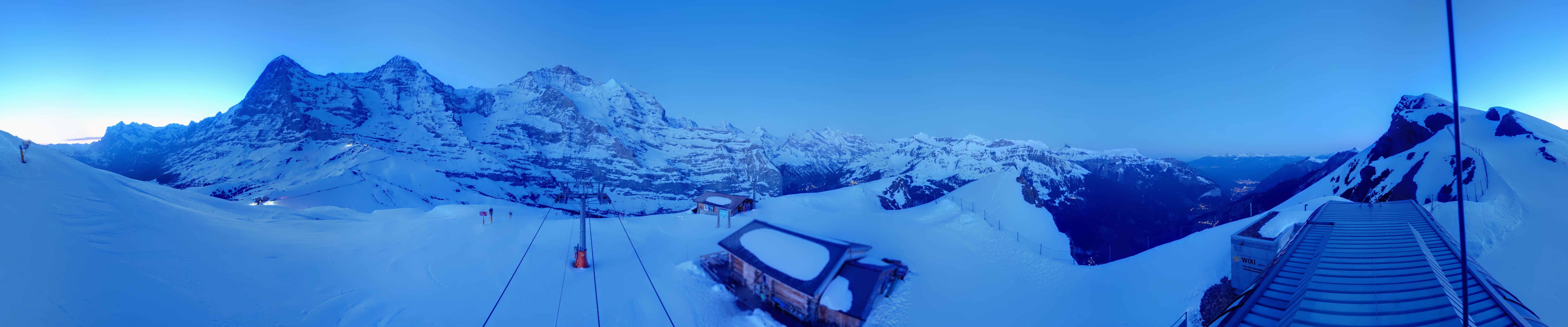 Archiv Foto Webcam Kleine Scheidegg-Lauberhorn, Grindelwald