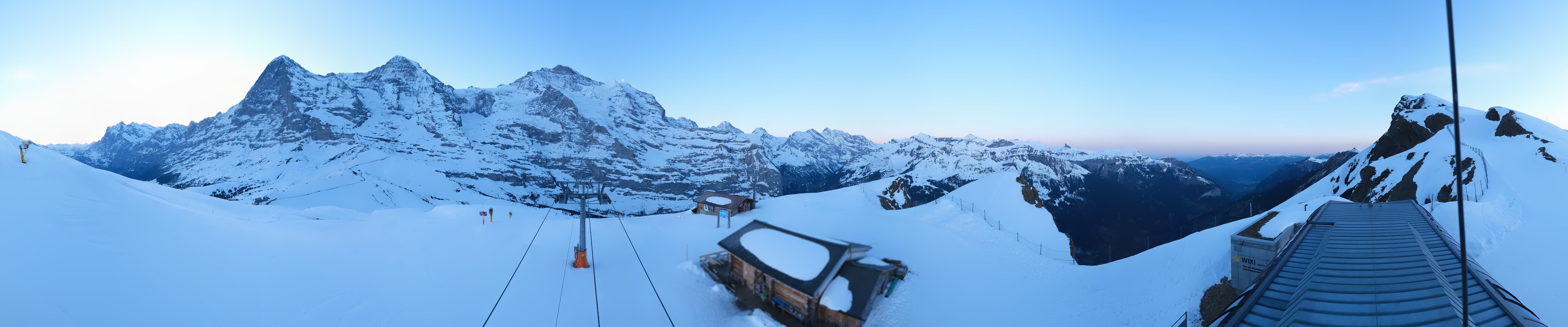 Archiv Foto Webcam Kleine Scheidegg-Lauberhorn, Grindelwald