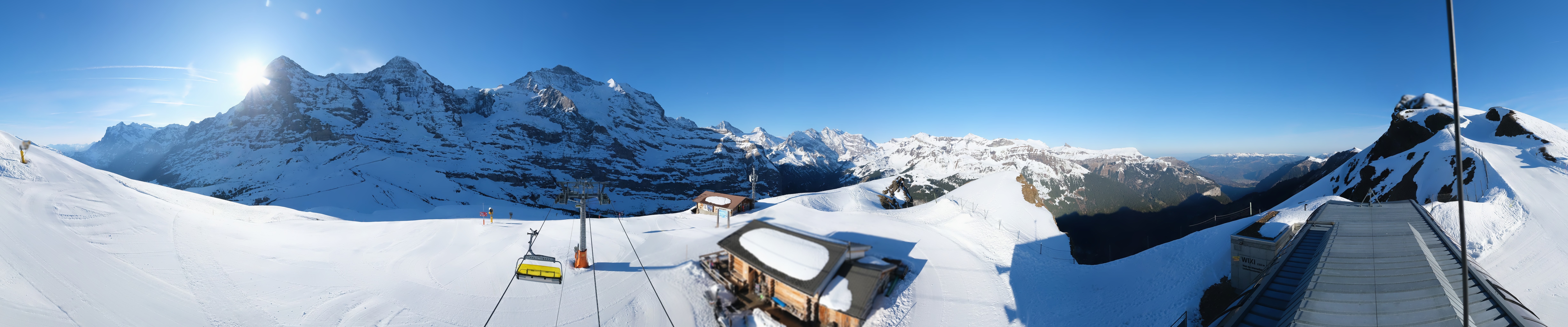 Archiv Foto Webcam Kleine Scheidegg-Lauberhorn, Grindelwald