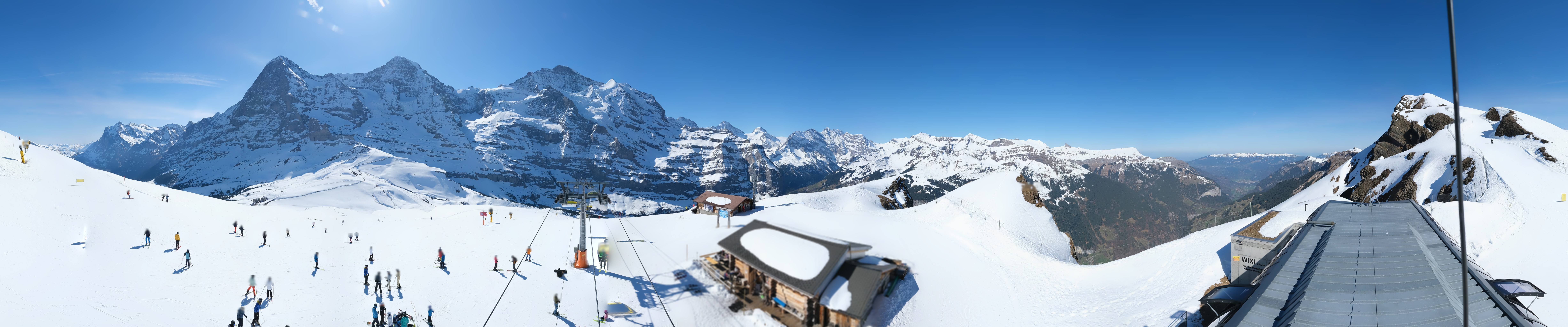 Archiv Foto Webcam Kleine Scheidegg-Lauberhorn, Grindelwald