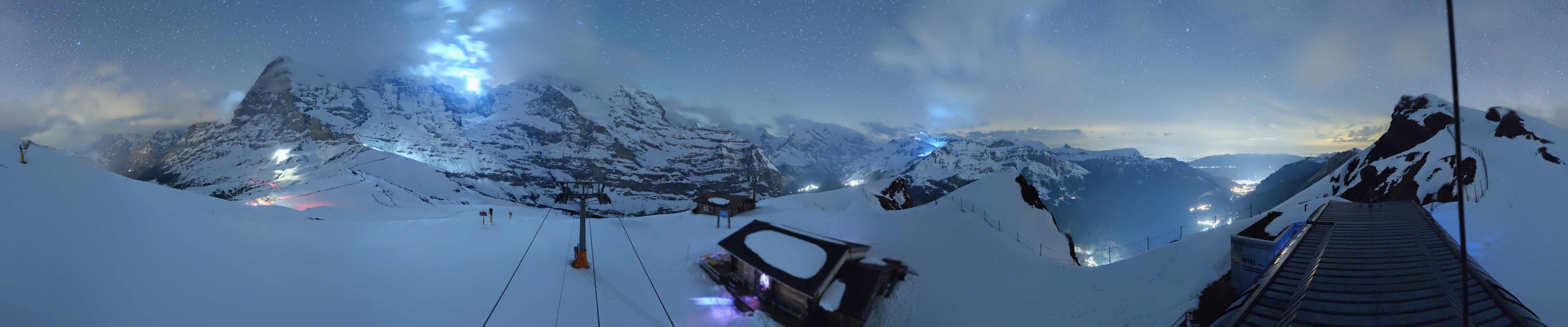 Archiv Foto Webcam Kleine Scheidegg-Lauberhorn, Grindelwald