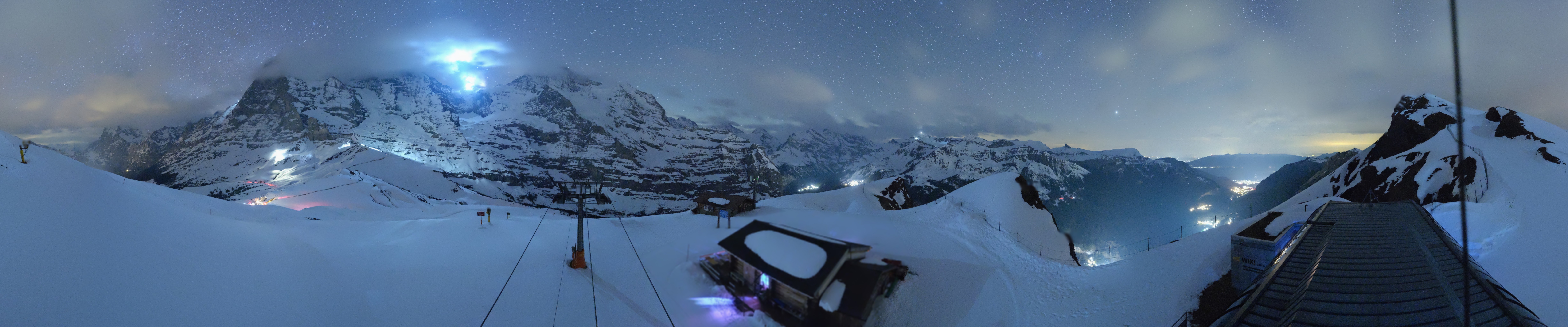 Archiv Foto Webcam Kleine Scheidegg-Lauberhorn, Grindelwald