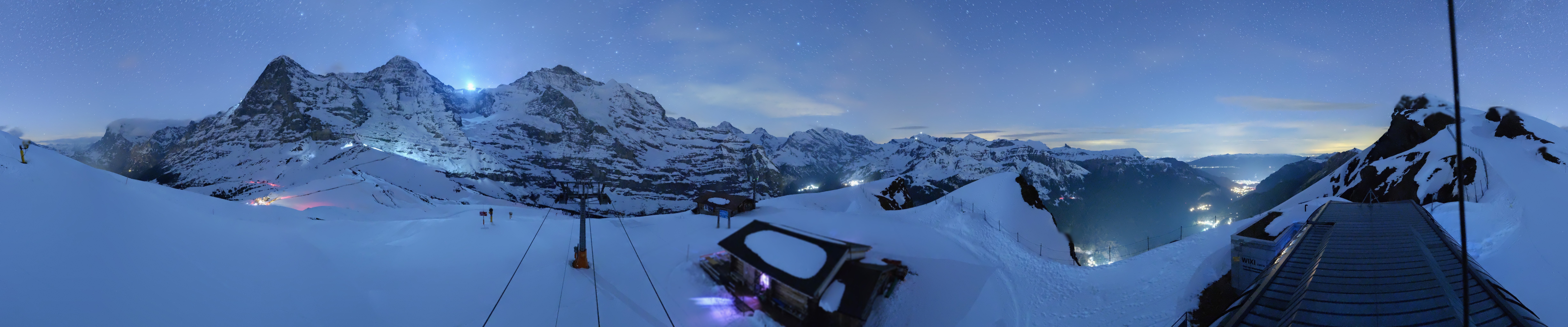 Archiv Foto Webcam Kleine Scheidegg-Lauberhorn, Grindelwald