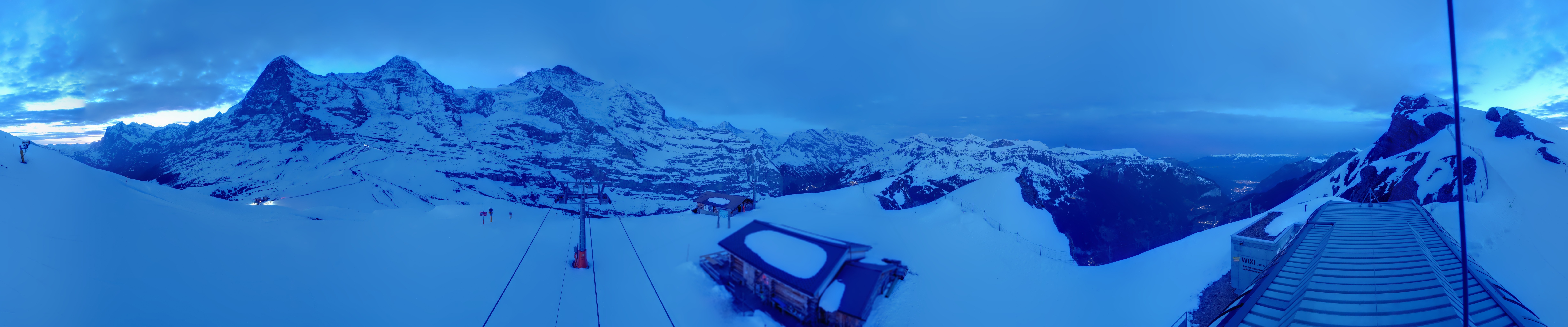 Archiv Foto Webcam Kleine Scheidegg-Lauberhorn, Grindelwald