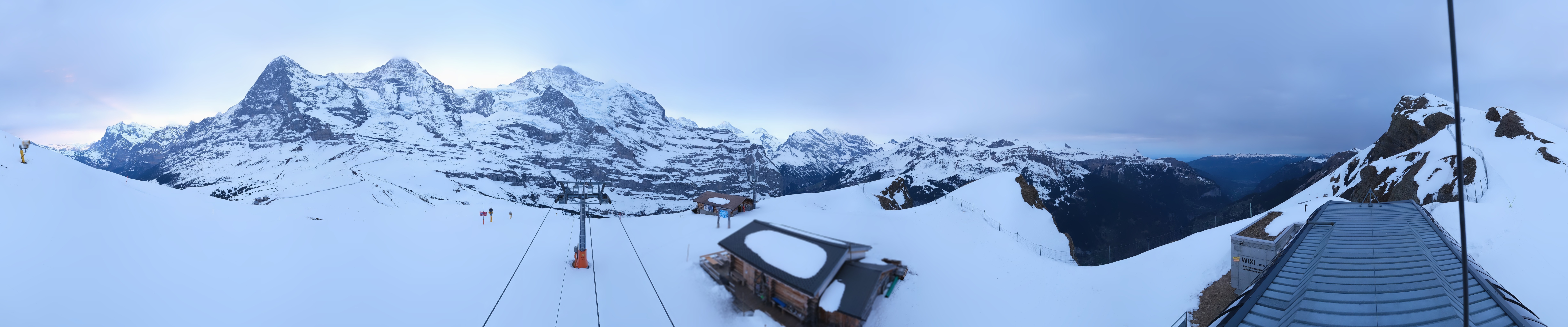 Archiv Foto Webcam Kleine Scheidegg-Lauberhorn, Grindelwald