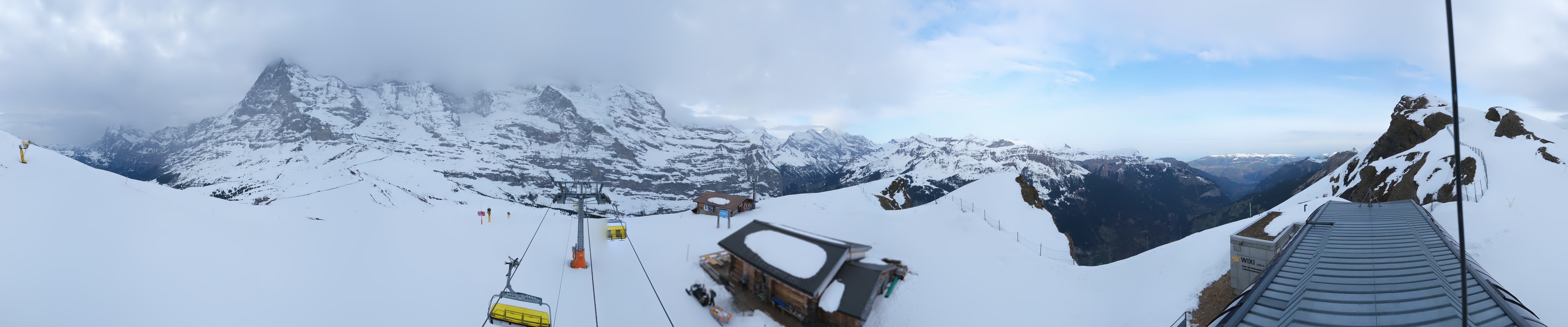Archiv Foto Webcam Kleine Scheidegg-Lauberhorn, Grindelwald