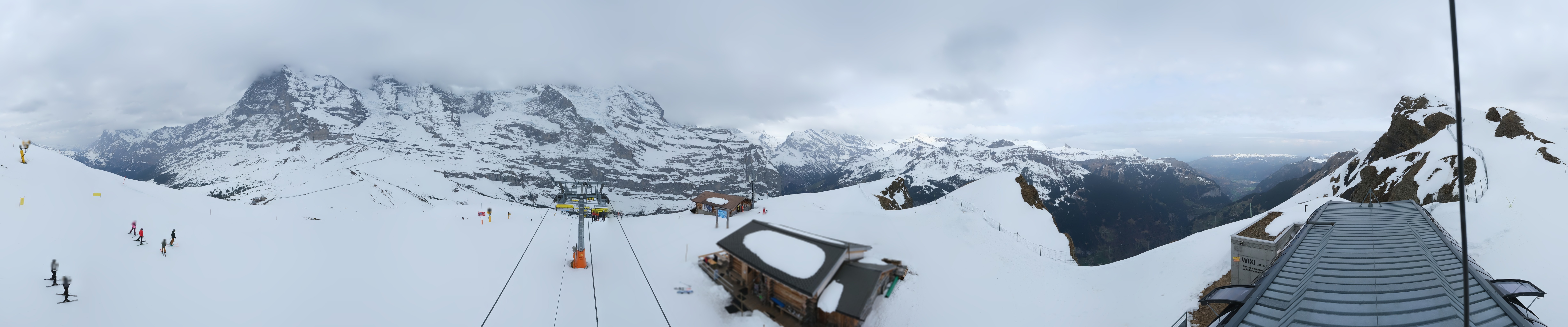 Archiv Foto Webcam Kleine Scheidegg-Lauberhorn, Grindelwald