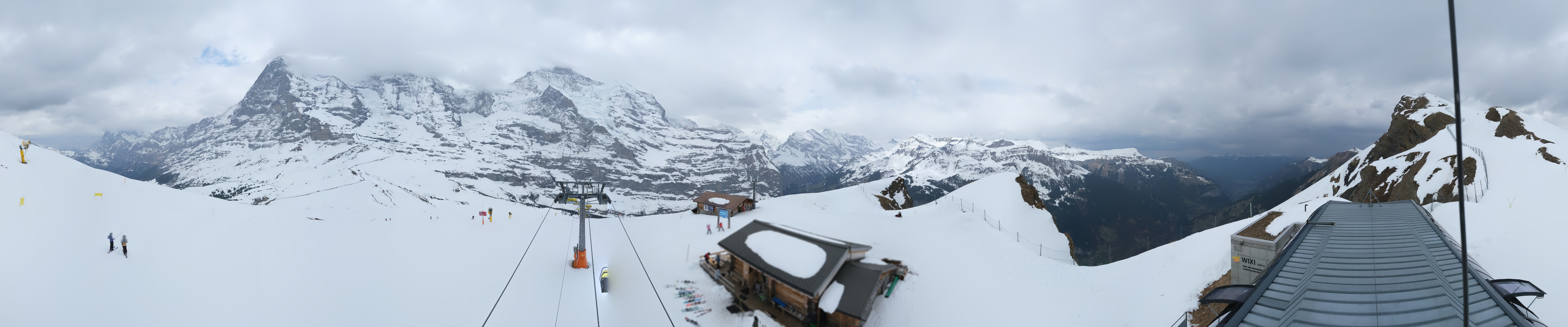 Archiv Foto Webcam Kleine Scheidegg-Lauberhorn, Grindelwald