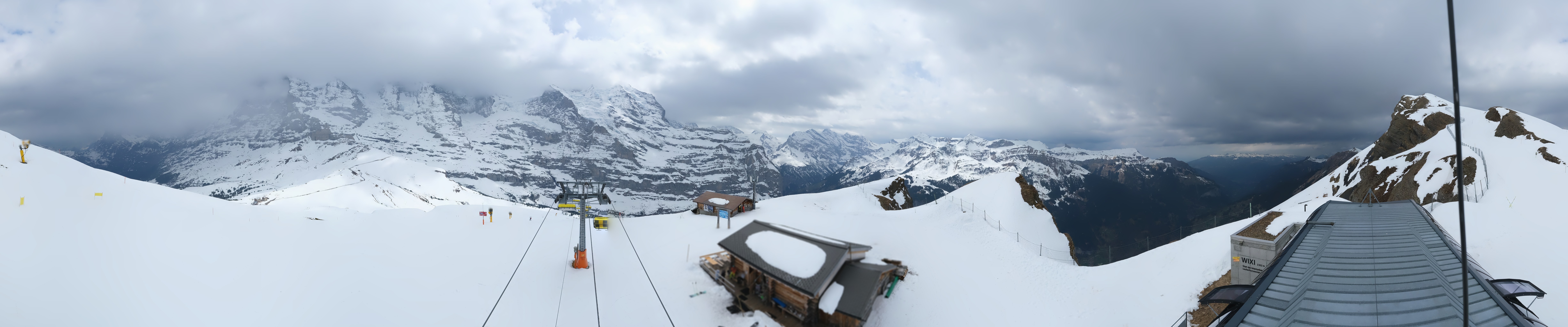 Archiv Foto Webcam Kleine Scheidegg-Lauberhorn, Grindelwald