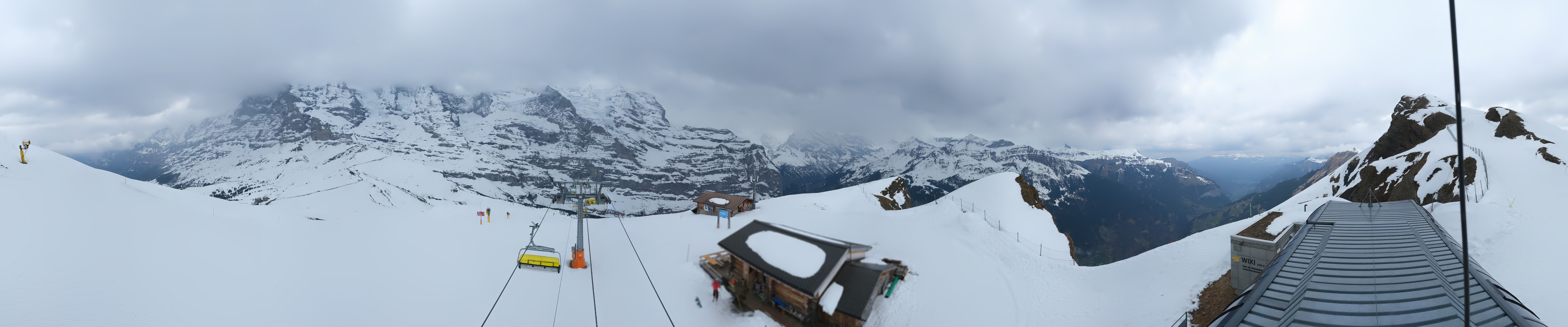 Archiv Foto Webcam Kleine Scheidegg-Lauberhorn, Grindelwald