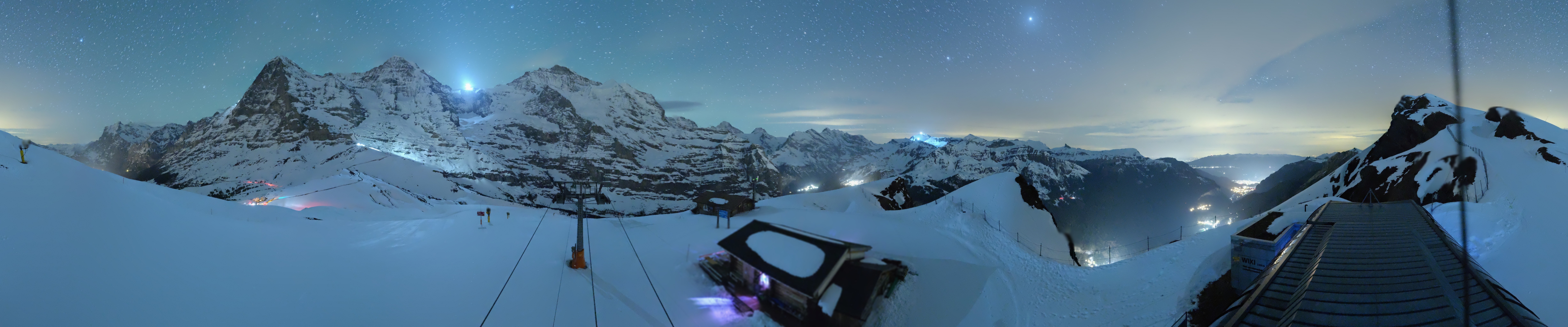 Archived image Webcam Top Station Lauberhorn, Grindelwald