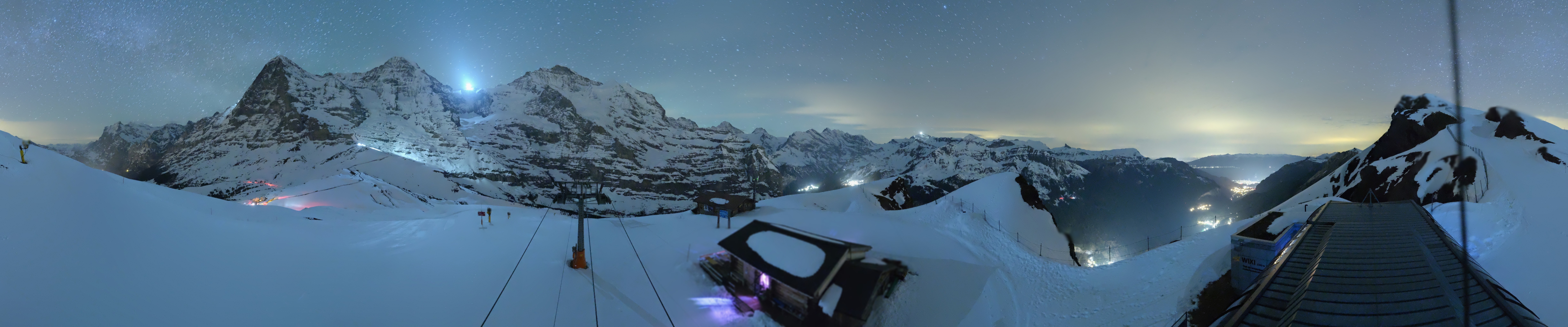 Archived image Webcam Top Station Lauberhorn, Grindelwald