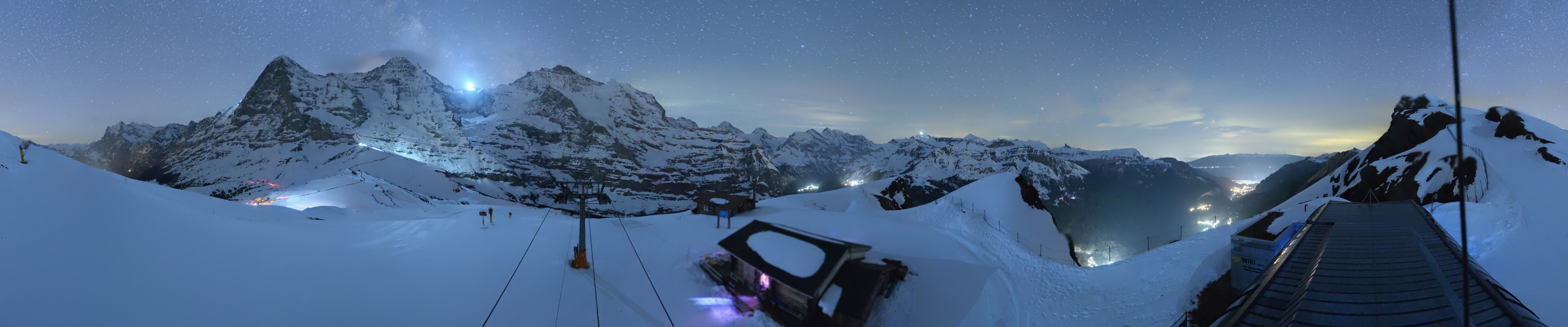 Archived image Webcam Top Station Lauberhorn, Grindelwald