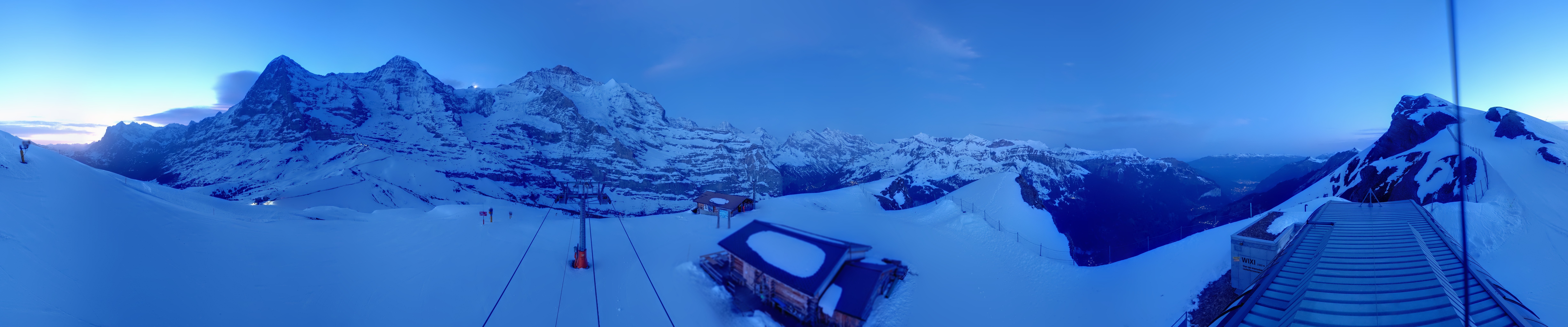 Archived image Webcam Top Station Lauberhorn, Grindelwald