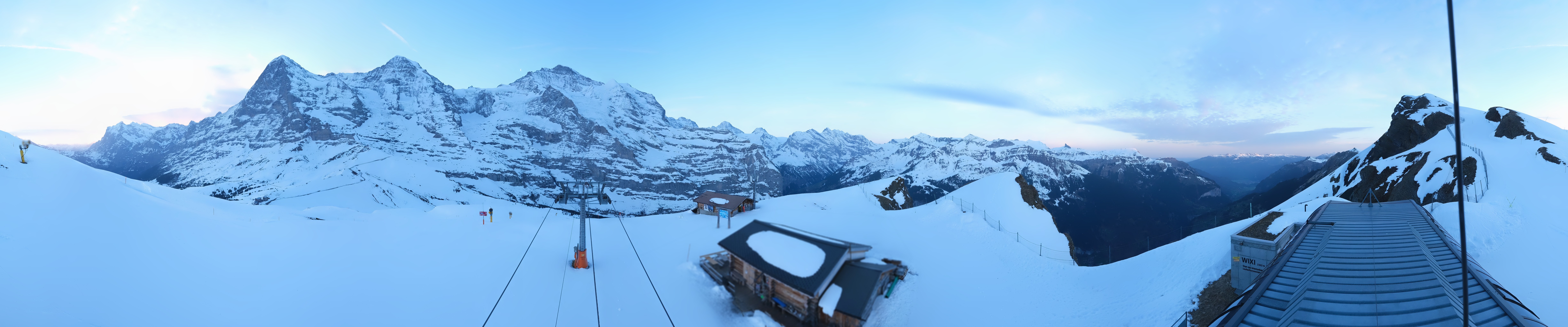 Archived image Webcam Top Station Lauberhorn, Grindelwald