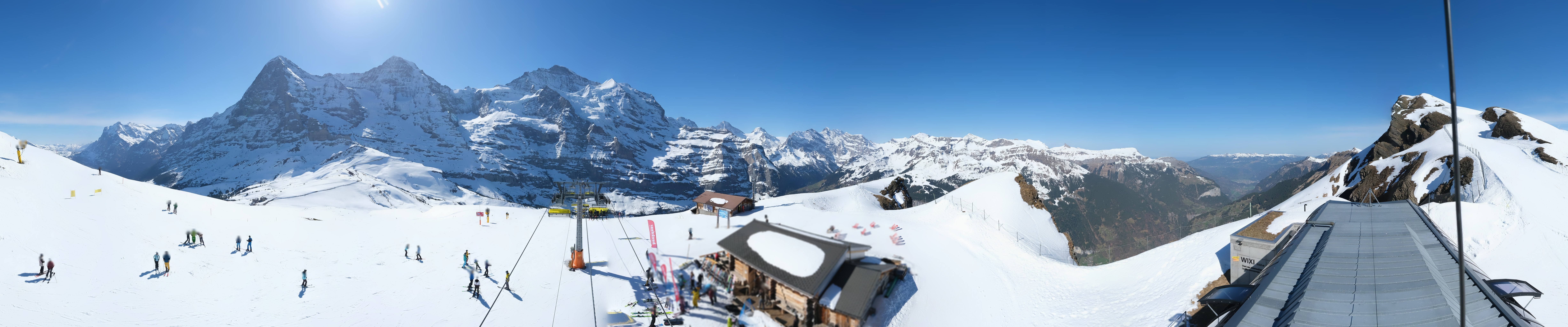 Archived image Webcam Top Station Lauberhorn, Grindelwald