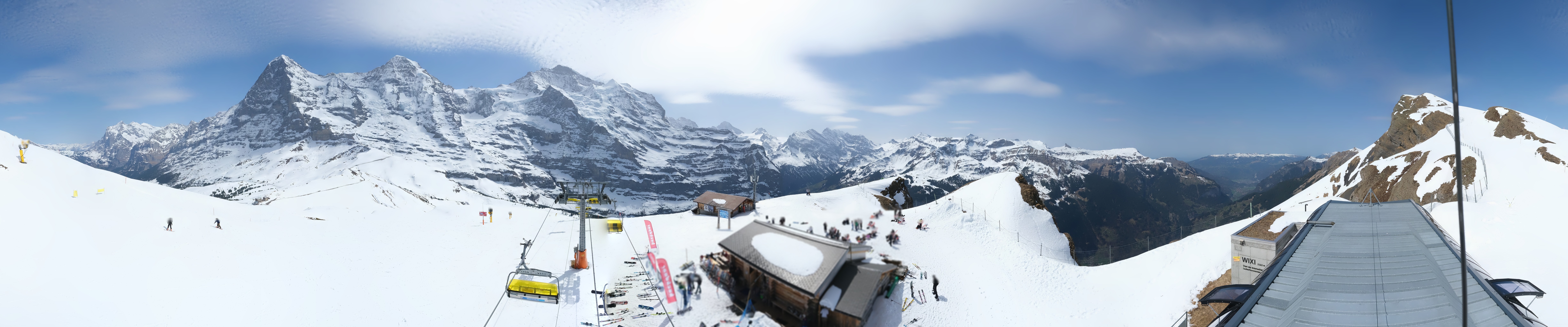 Archived image Webcam Top Station Lauberhorn, Grindelwald