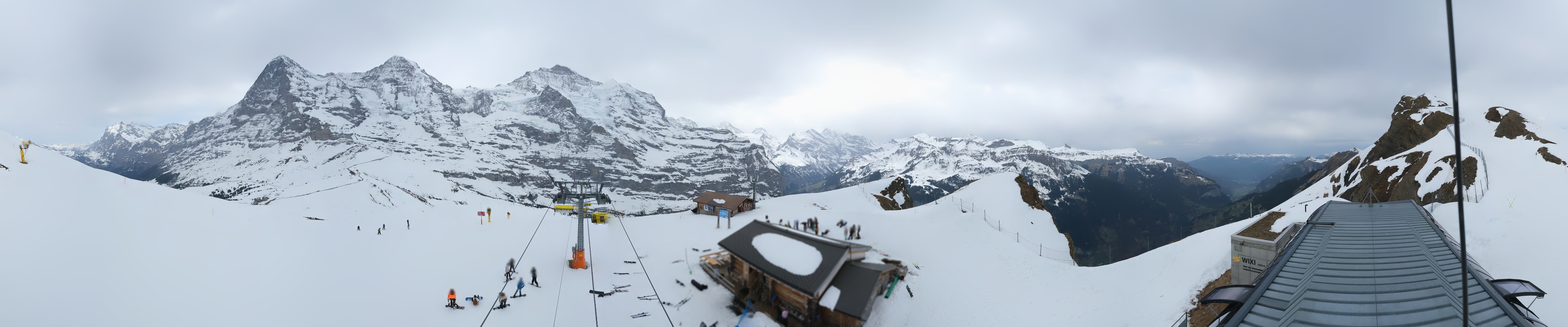 Archived image Webcam Top Station Lauberhorn, Grindelwald