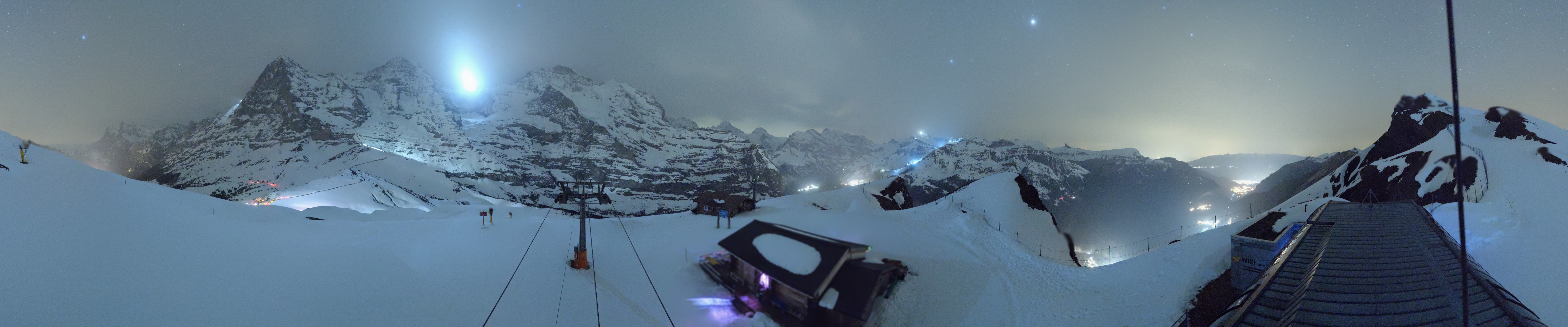 Archived image Webcam Top Station Lauberhorn, Grindelwald