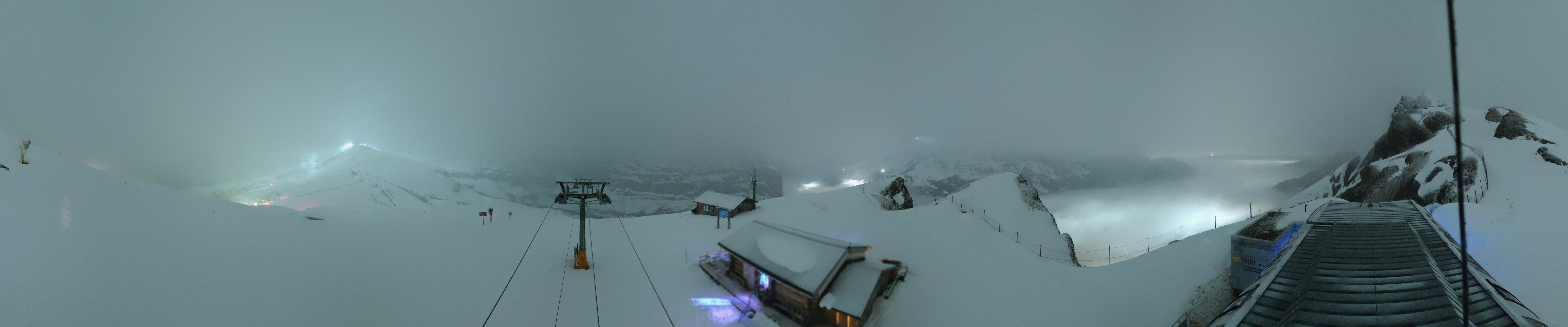 Archived image Webcam Top Station Lauberhorn, Grindelwald