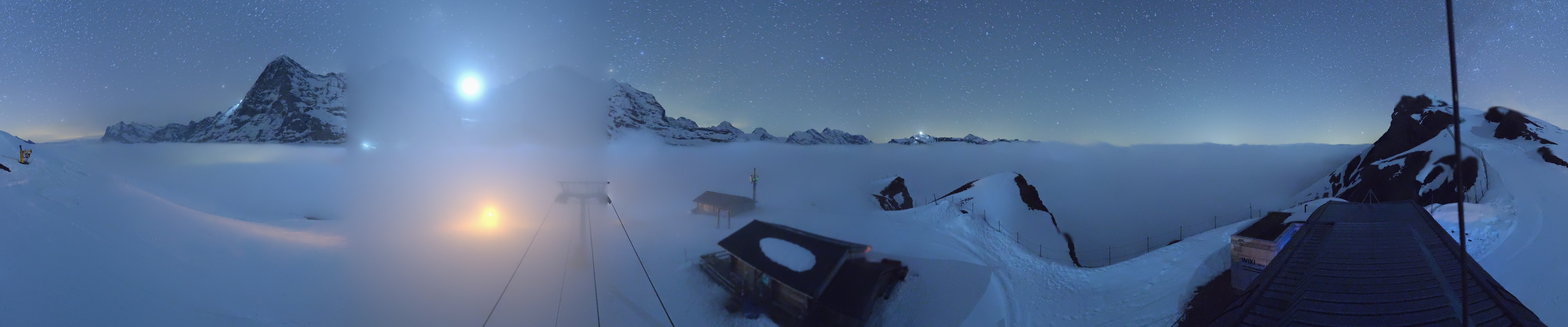 Archived image Webcam Top Station Lauberhorn, Grindelwald