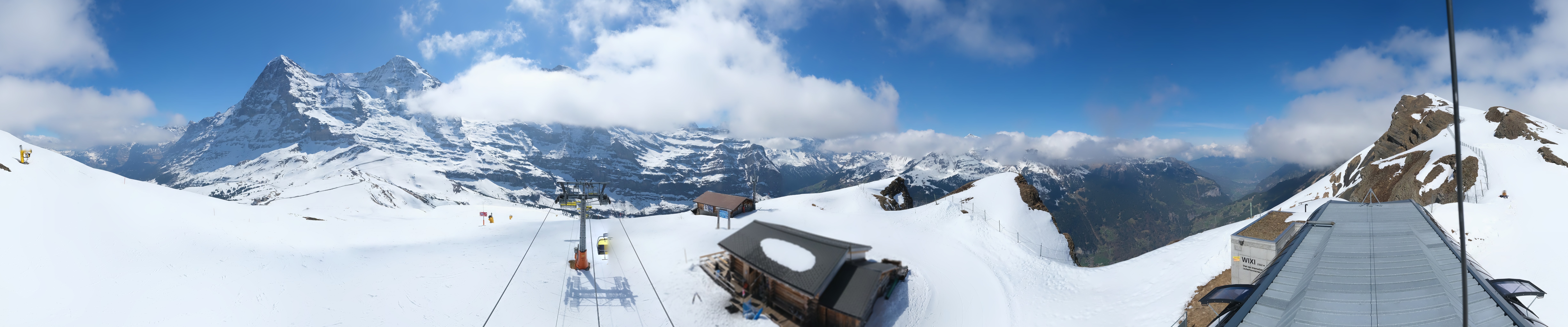 Archived image Webcam Top Station Lauberhorn, Grindelwald