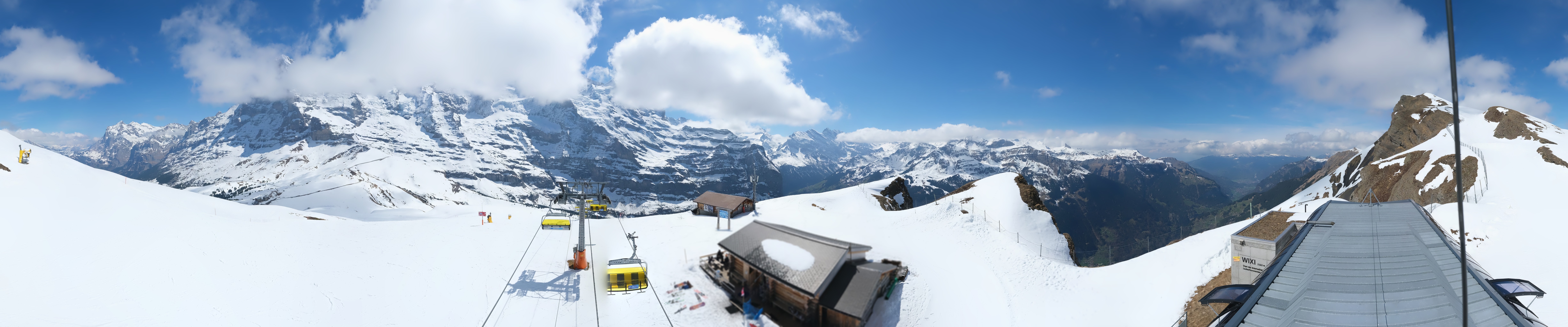 Archived image Webcam Top Station Lauberhorn, Grindelwald