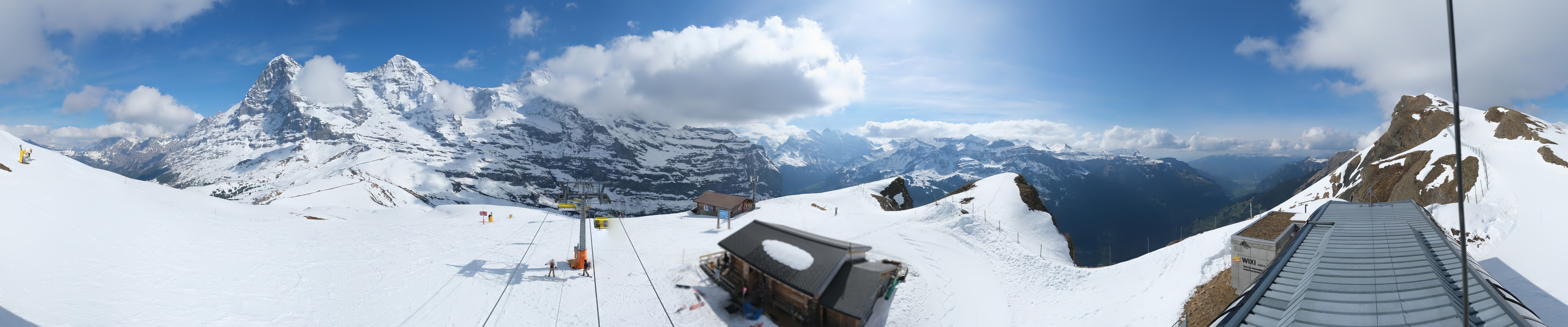 Archived image Webcam Top Station Lauberhorn, Grindelwald