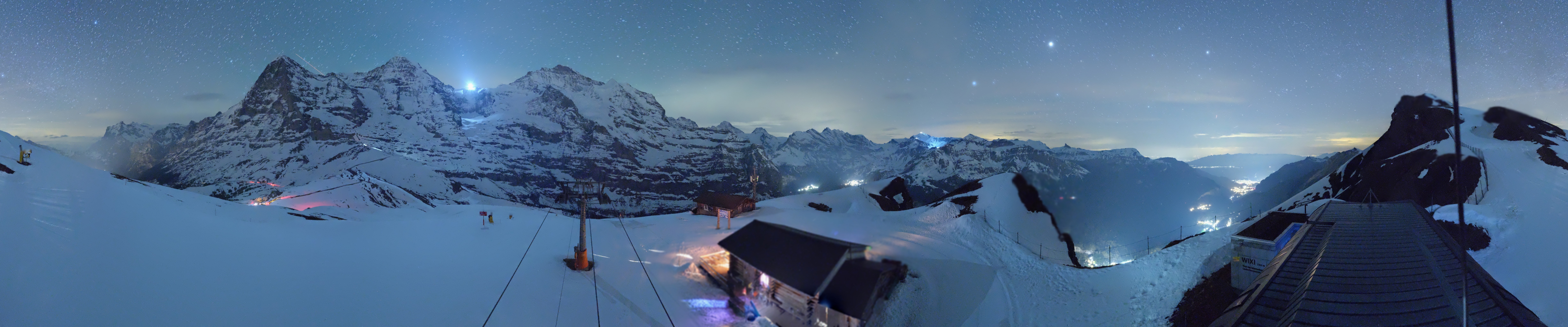 Archiv Foto Webcam Kleine Scheidegg-Lauberhorn, Grindelwald