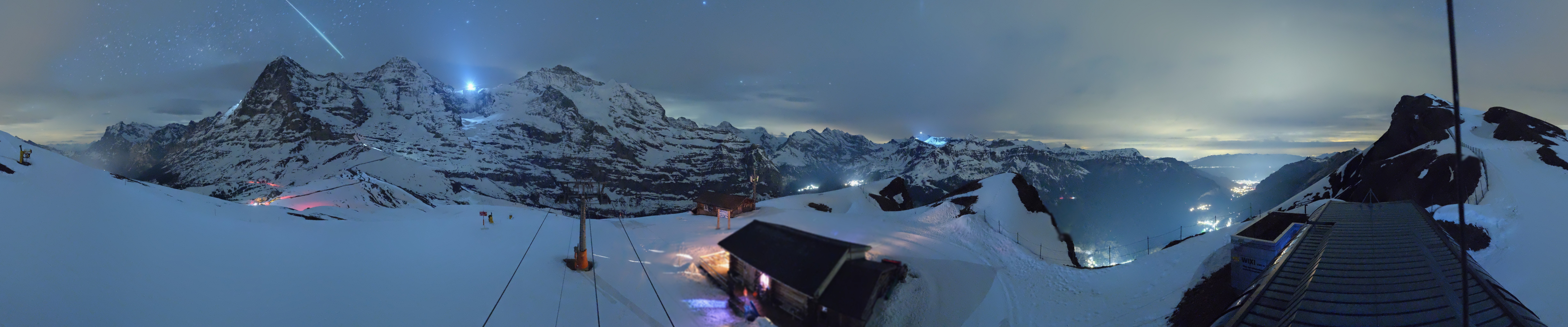 Archived image Webcam Top Station Lauberhorn, Grindelwald