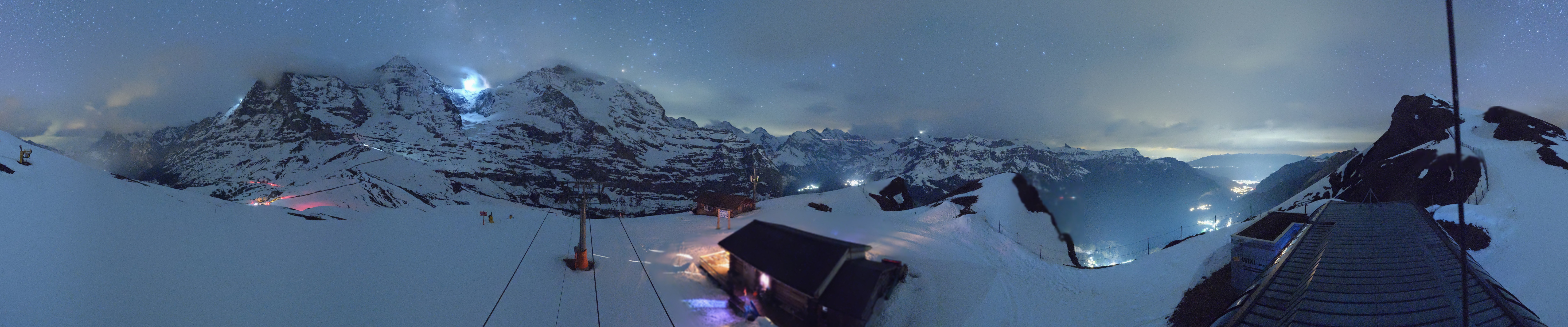 Archiv Foto Webcam Kleine Scheidegg-Lauberhorn, Grindelwald