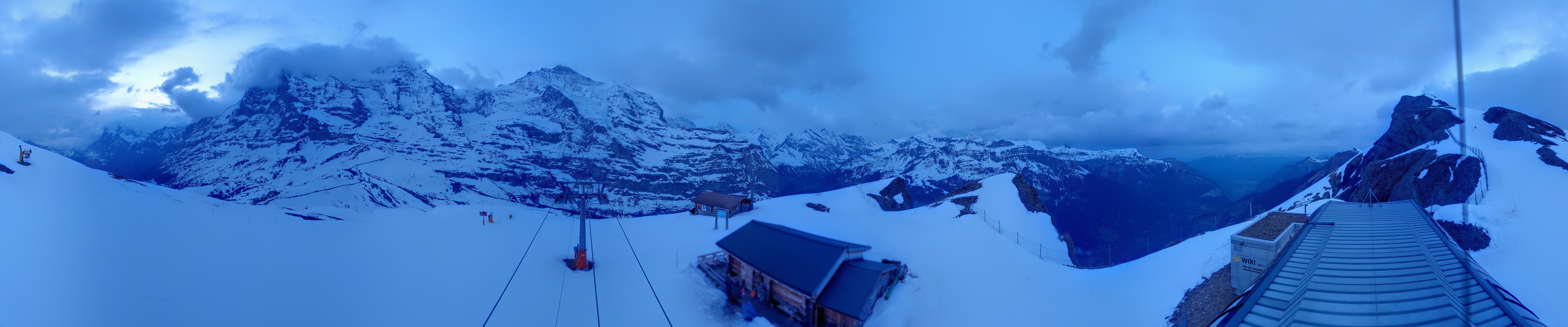 Archived image Webcam Top Station Lauberhorn, Grindelwald