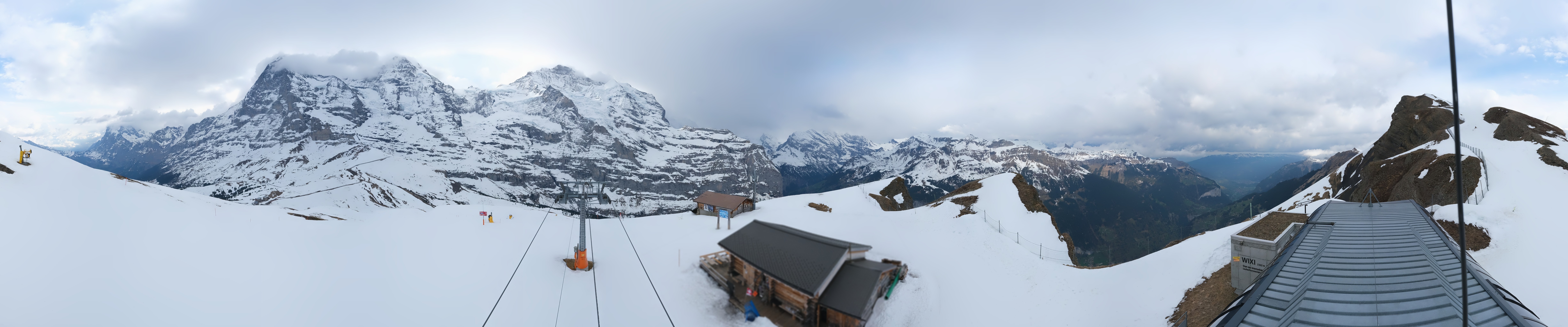 Archiv Foto Webcam Kleine Scheidegg-Lauberhorn, Grindelwald