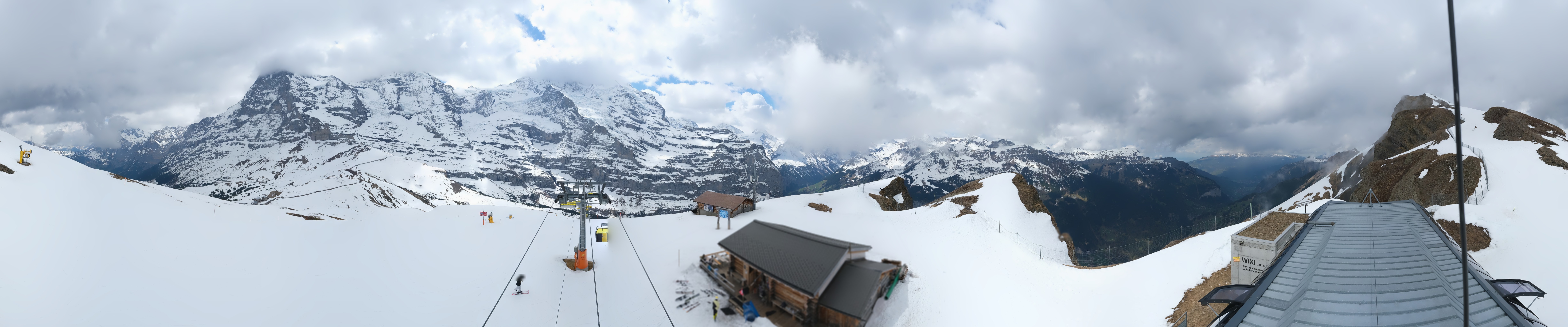 Archived image Webcam Top Station Lauberhorn, Grindelwald
