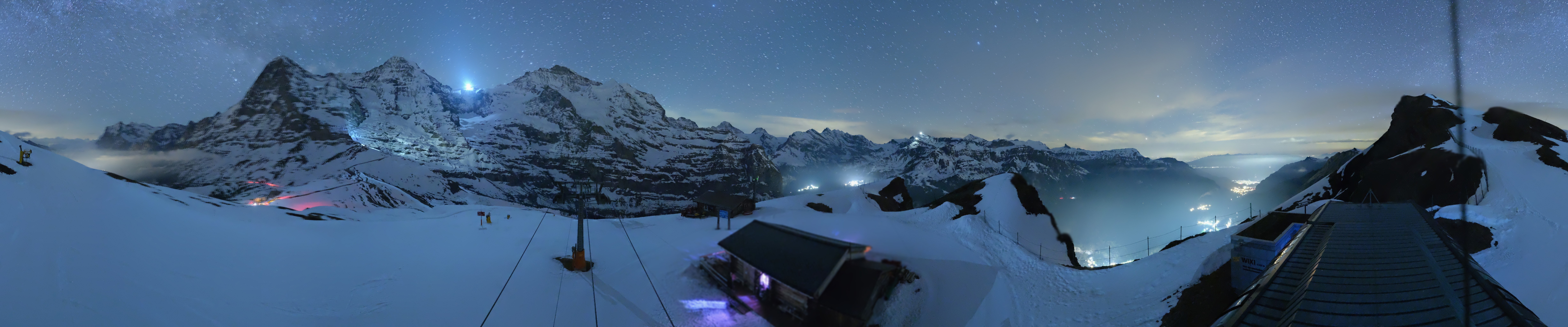 Archiv Foto Webcam Kleine Scheidegg-Lauberhorn, Grindelwald