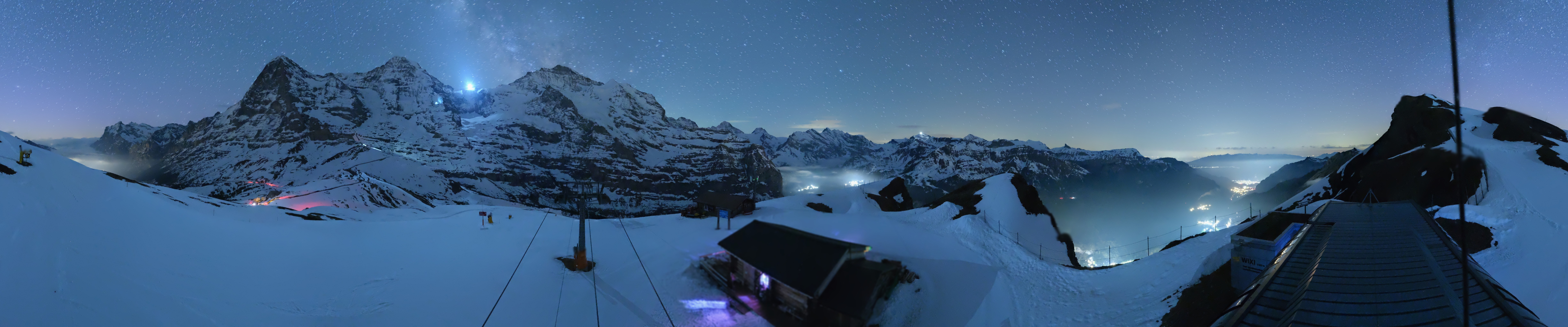 Archiv Foto Webcam Kleine Scheidegg-Lauberhorn, Grindelwald