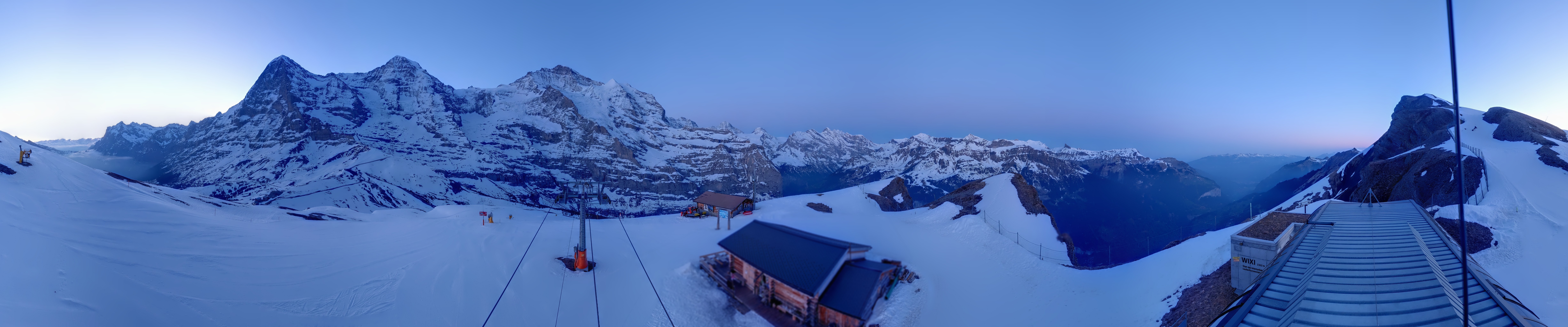 Archiv Foto Webcam Kleine Scheidegg-Lauberhorn, Grindelwald