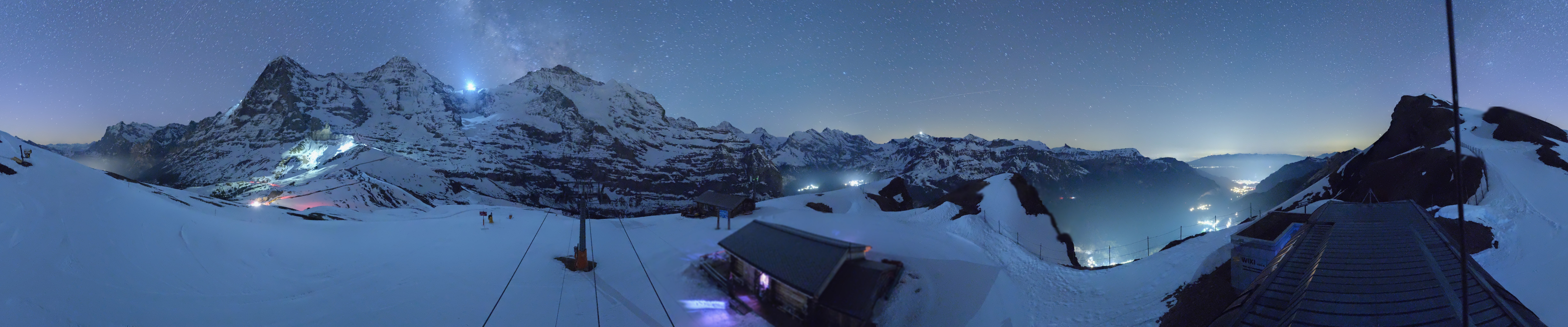 Archived image Webcam Top Station Lauberhorn, Grindelwald
