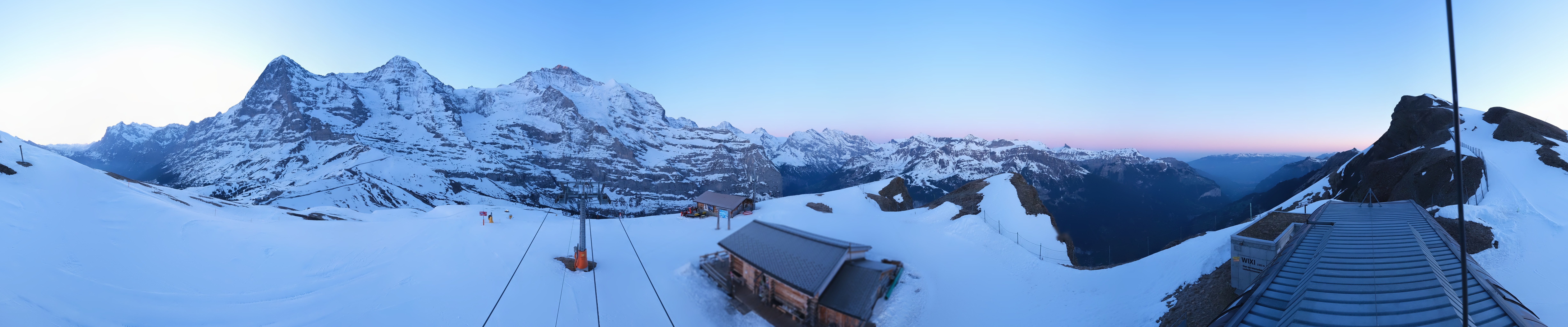 Archiv Foto Webcam Kleine Scheidegg-Lauberhorn, Grindelwald