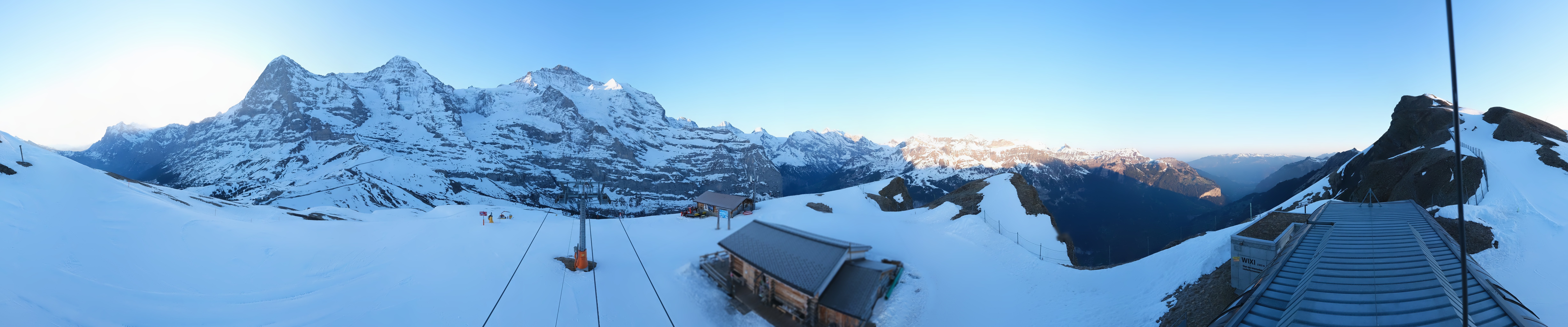 Archiv Foto Webcam Kleine Scheidegg-Lauberhorn, Grindelwald