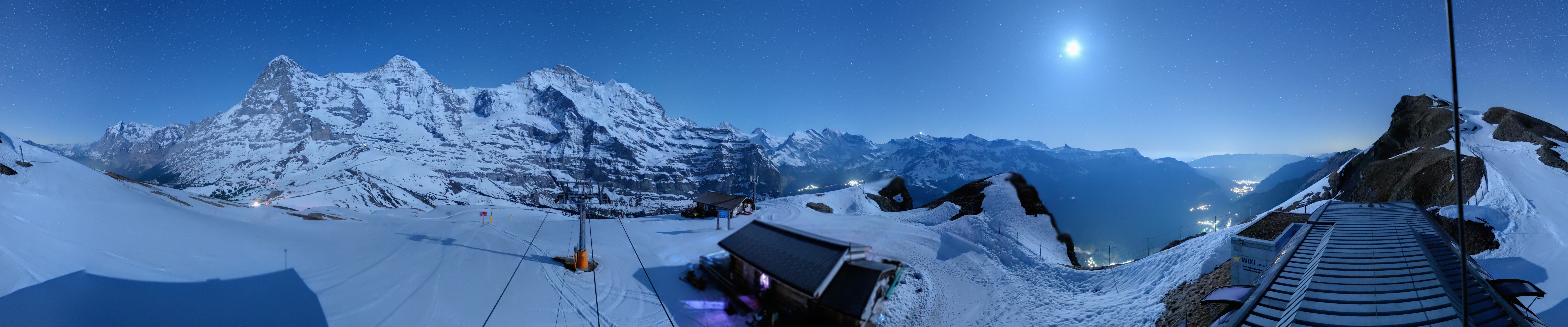 Archiv Foto Webcam Kleine Scheidegg-Lauberhorn, Grindelwald