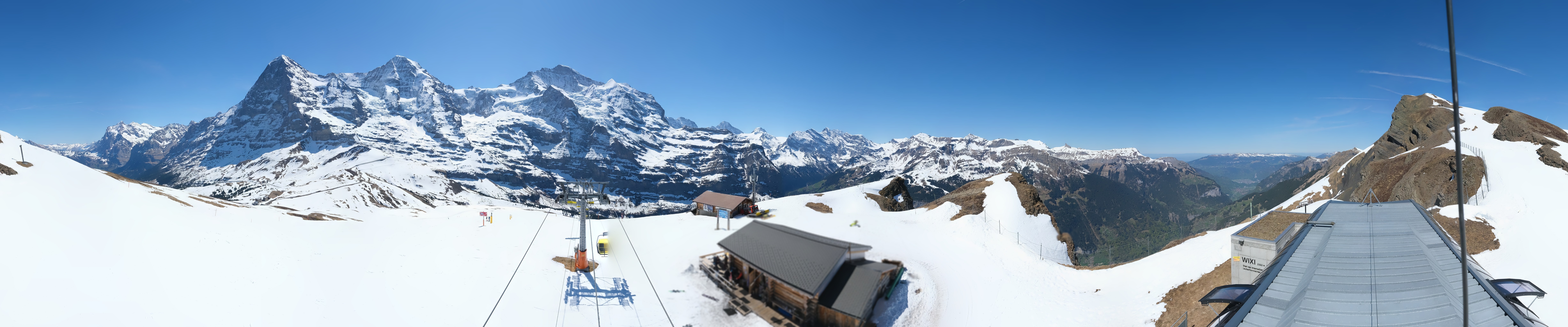 Archived image Webcam Top Station Lauberhorn, Grindelwald